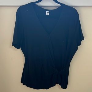 Old Navy wrap front top